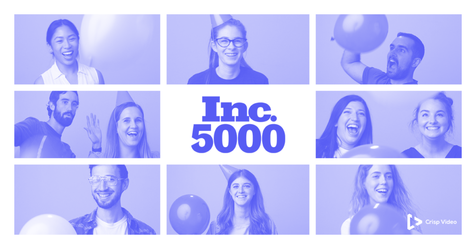 Crisp Video earned a spot on the Inc. 5000 list for the fourth straight year.