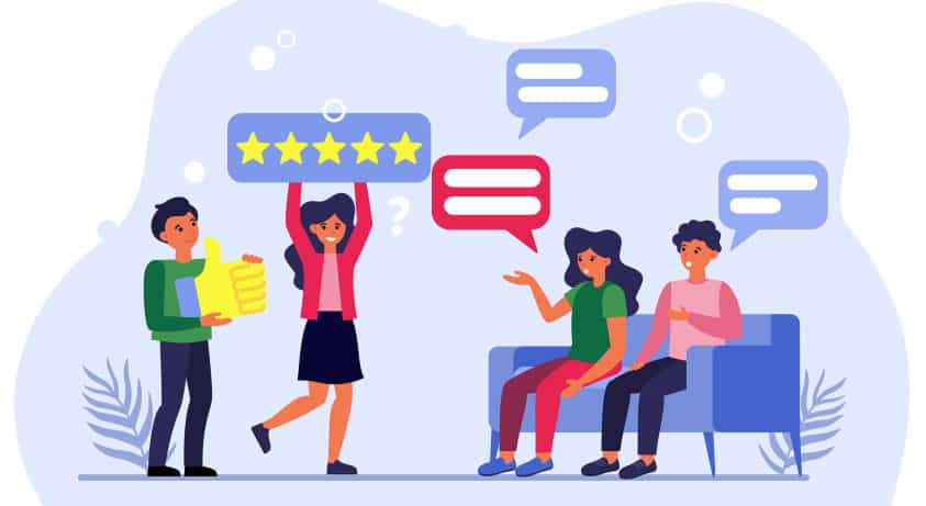 5 Stars reviews