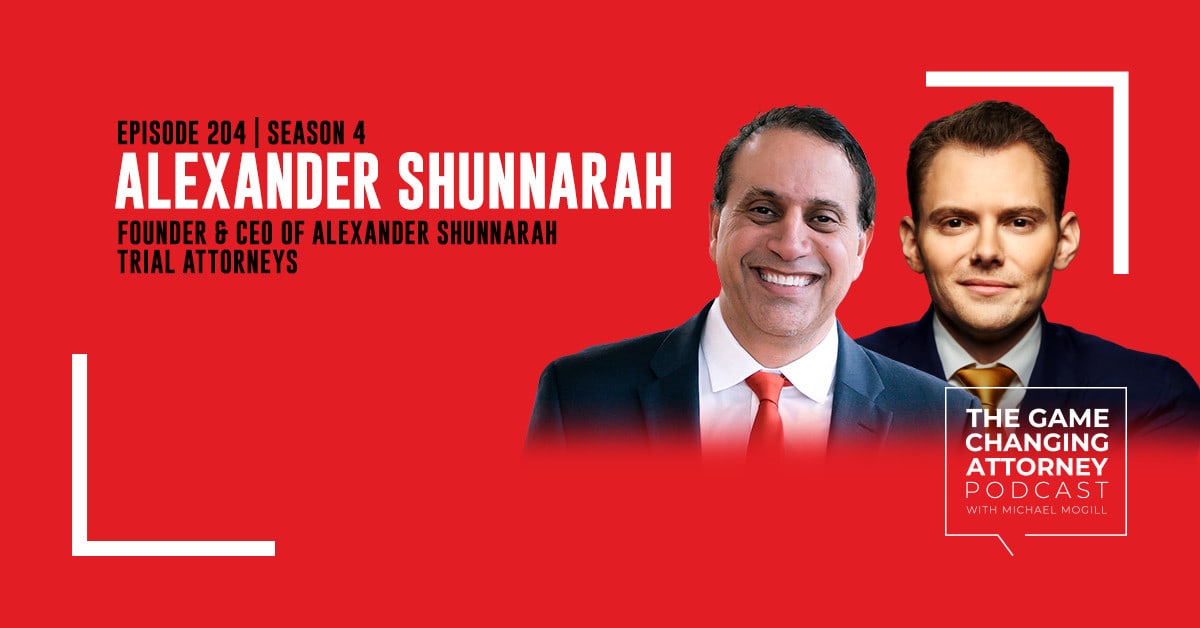 Episode 204 — Alexander Shunnarah — The Thin Line Between Success and Failure