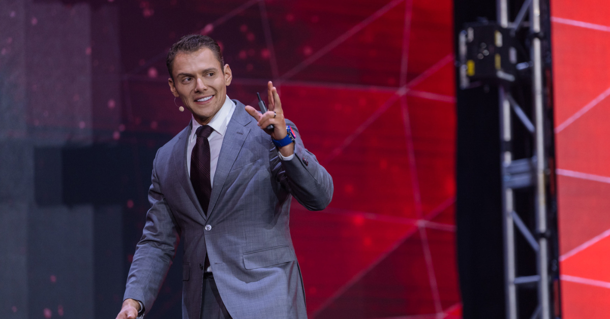 Second Photo of Michael Mogill on Stage