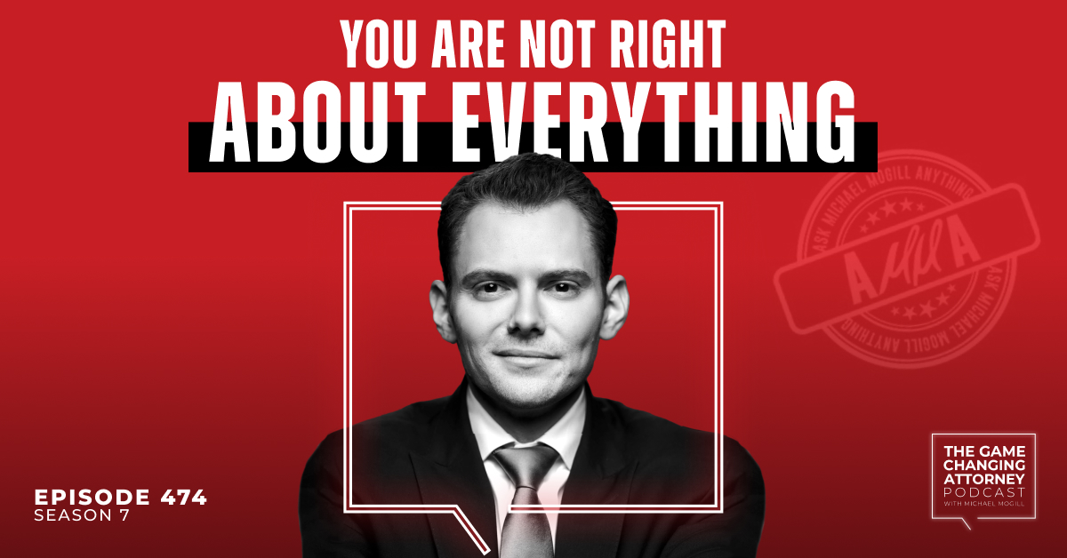 Episode 474 — AMMA — You Are Not Right About Everything